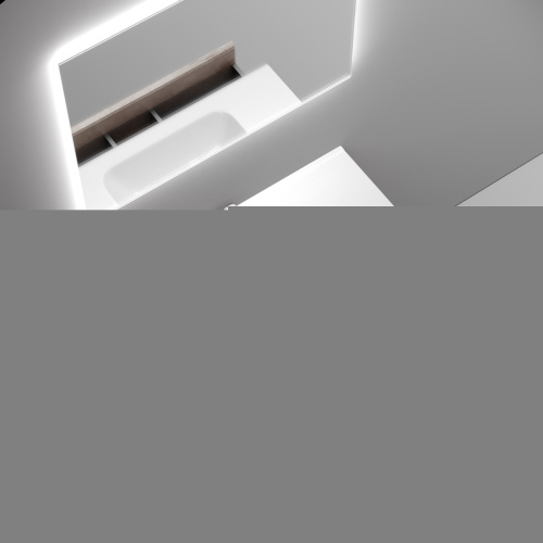 Тумба под раковину Sancos Marmi 1.0 MR1.090EG 90х40 подвесная цвет коричневый - фото 5